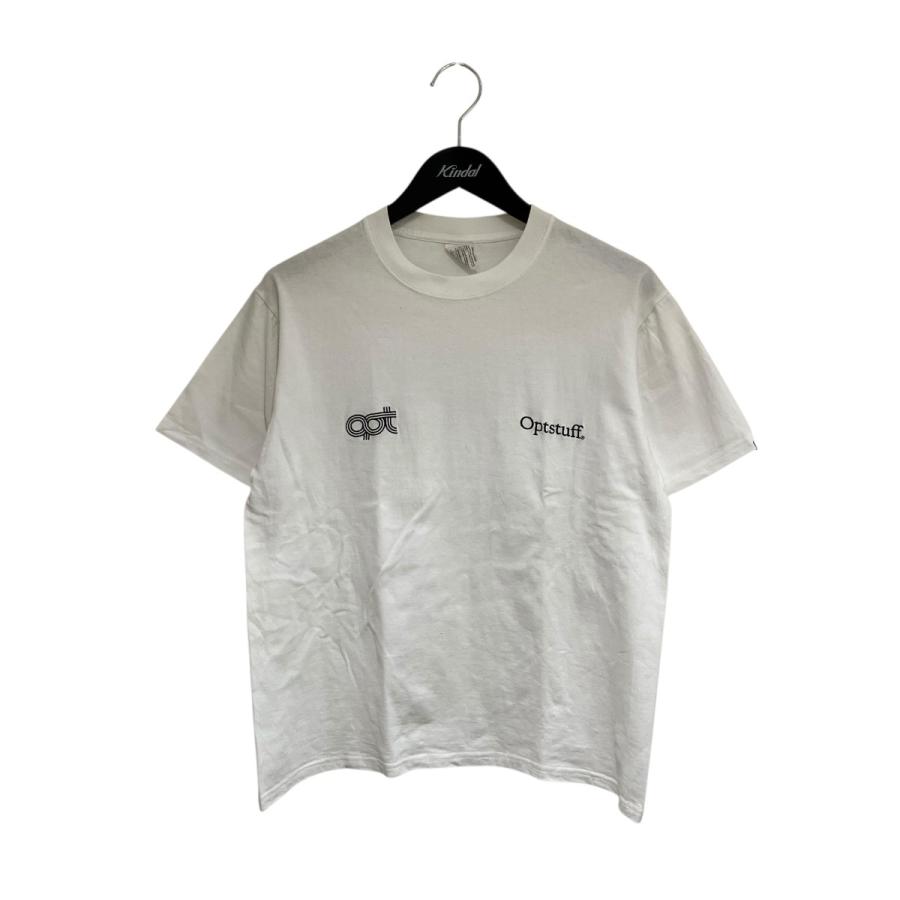 値下げ】OPTSTUFF×FRUIT OF THE LOOM 半袖Tシャツ ホワイト サイズ：S