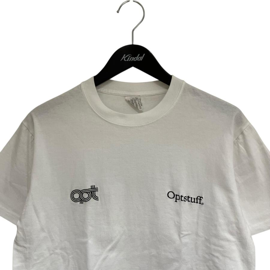 値下げ】OPTSTUFF×FRUIT OF THE LOOM 半袖Tシャツ ホワイト サイズ：S
