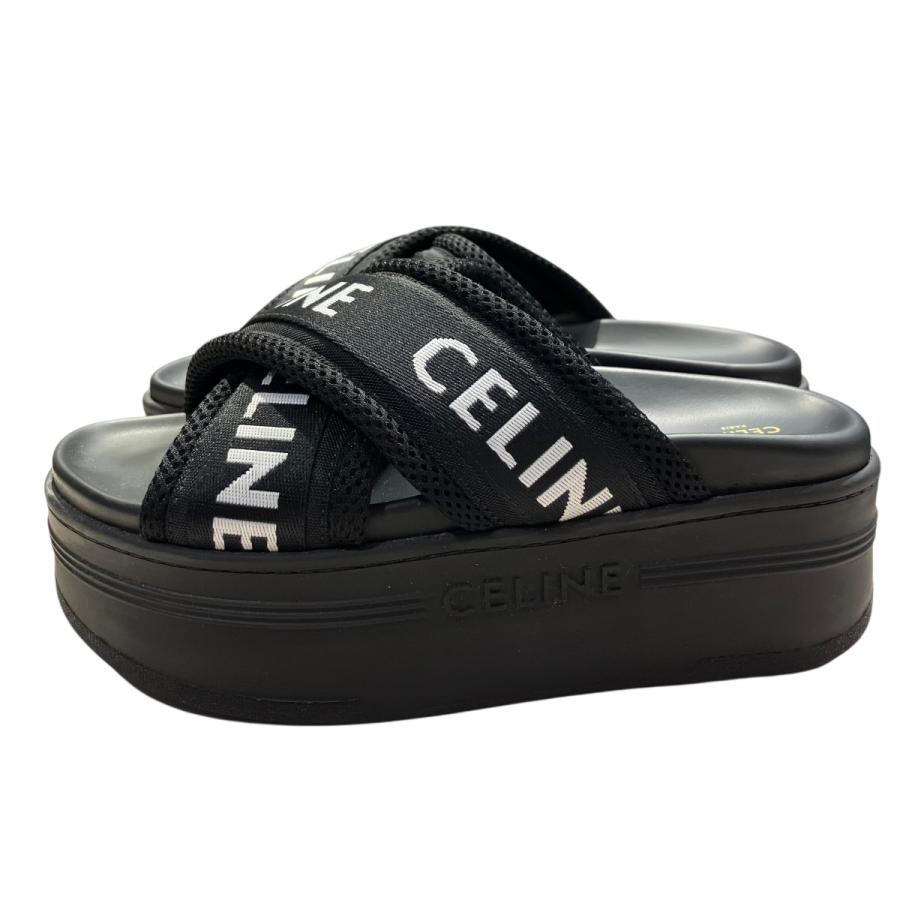 CELINE（セリーヌ） ブロックスライド 厚底サンダル ビーチサンダル