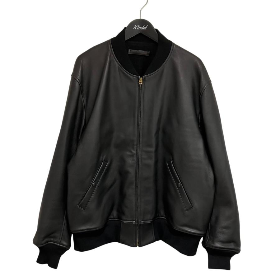COMOLI（コモリ） カーフスキン ジップブルゾン レザージャケット B01
