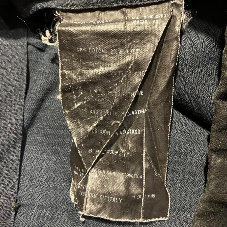 PRADA（プラダ） スラックスパンツ UPA730 ブラック サイズ：48