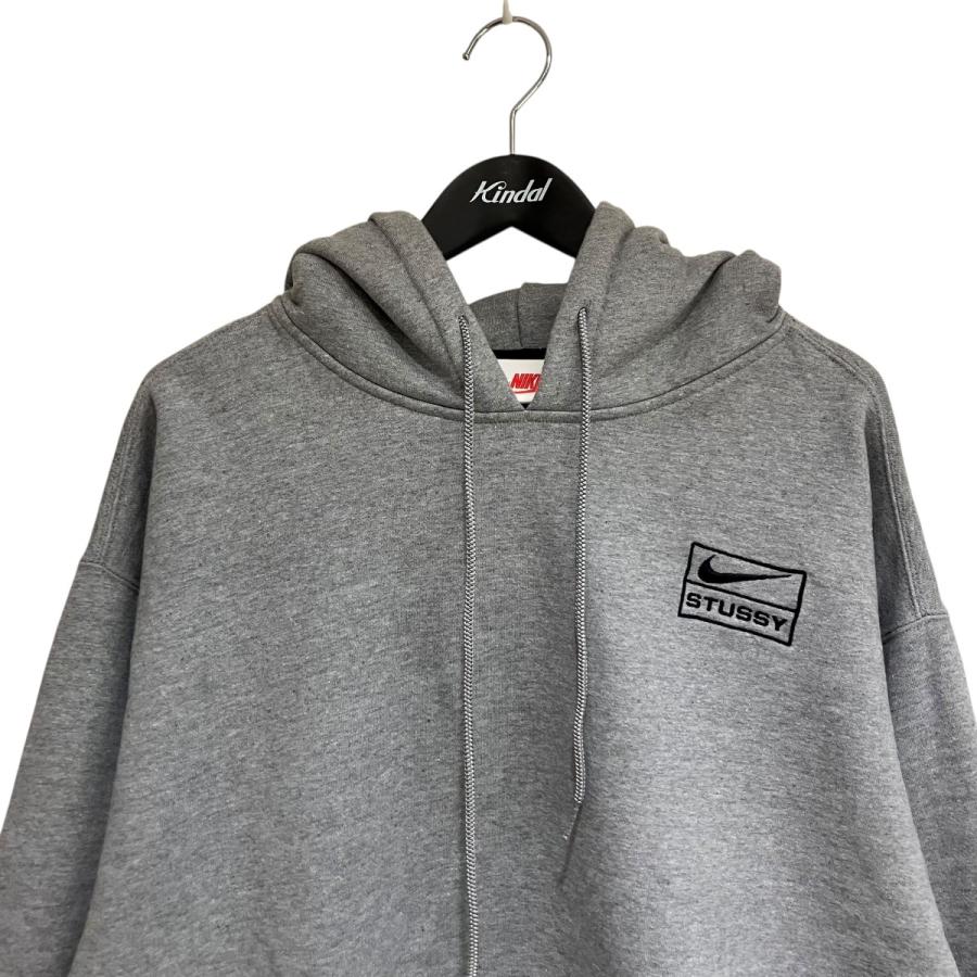 Nike x Stussy グレー フーディー US Sサイズ STUSSY × NIKE NRG Washed Hoddie Grey Sサイズ(USサイズ