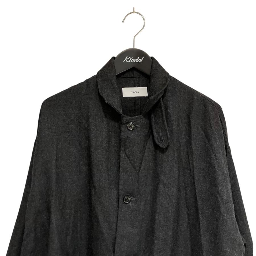 marka / コート/1/ウール/BLK/M20C-07SH01C// marka（マーカ） MARKA SHIRT COAT WOOL SOFT SERGE コート M20C