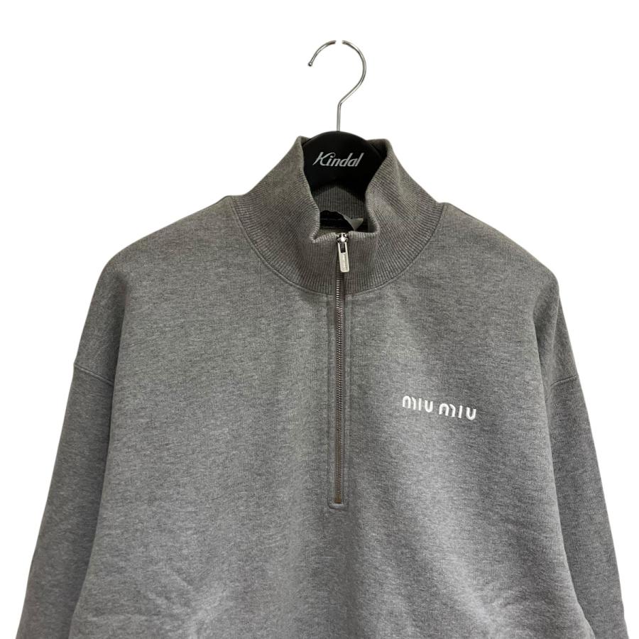25ss miumiu スウェット ◆ 定価318,000円 miu miu（ミュウミュウ） 【値下げ】MIU MIU 25SS コットンフリース