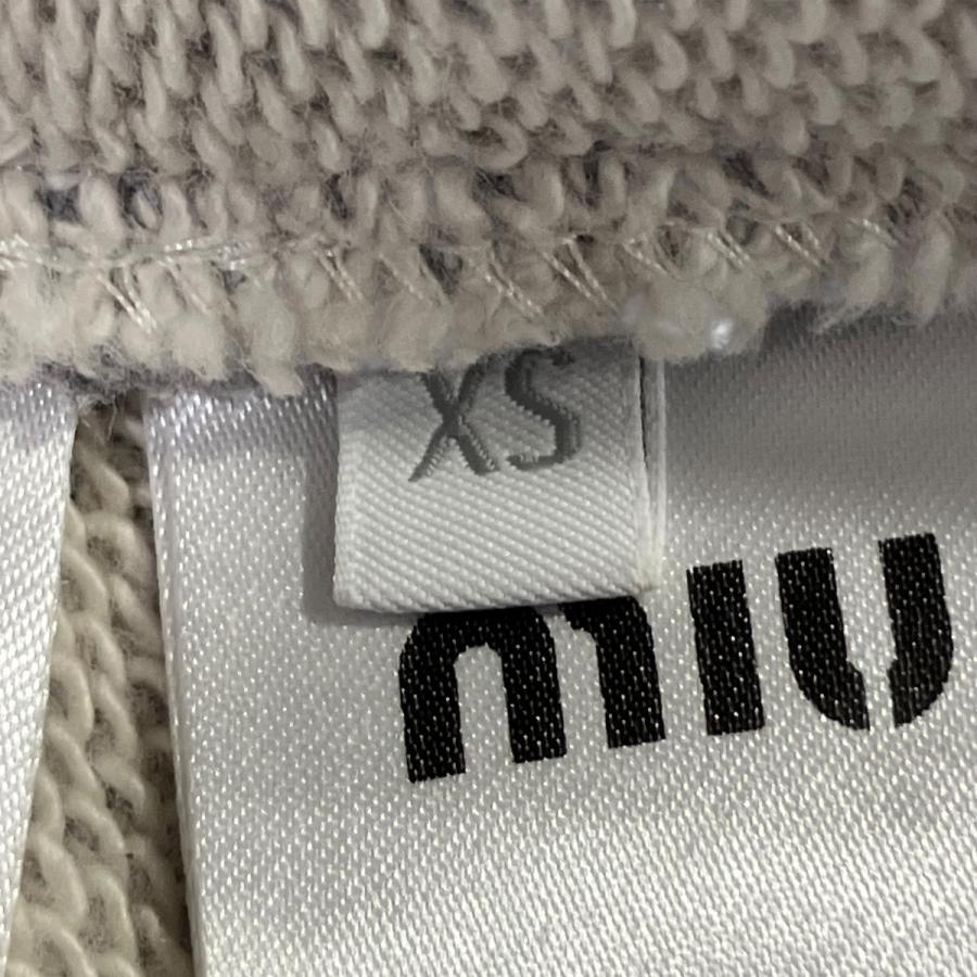 25ss miumiu スウェット ◆ 定価318,000円 miu miu（ミュウミュウ） 【値下げ】MIU MIU 25SS コットンフリース