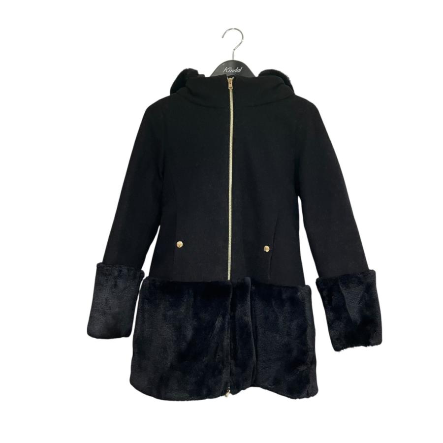 HERNO（ヘルノ） 【値下げ】HERNO ウール ファー切替 コート GC0016G