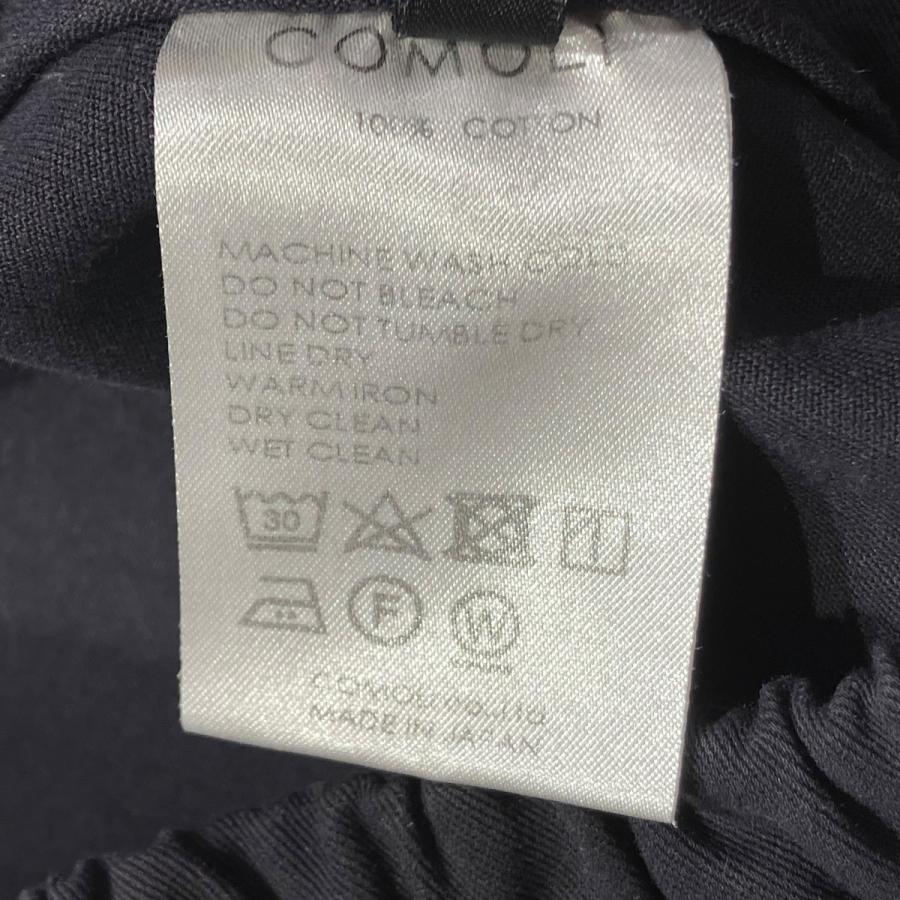 コモリ COMOLI 製品染 ドローストリングパンツ A03-03004 ネイビー サイズ：1の画像