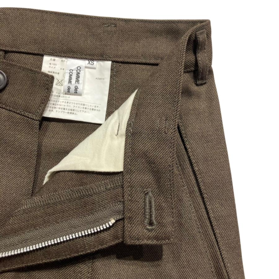 COMME des GARCONS 【値下げ】COMME サルエルパンツ PF-P018 ブラウン