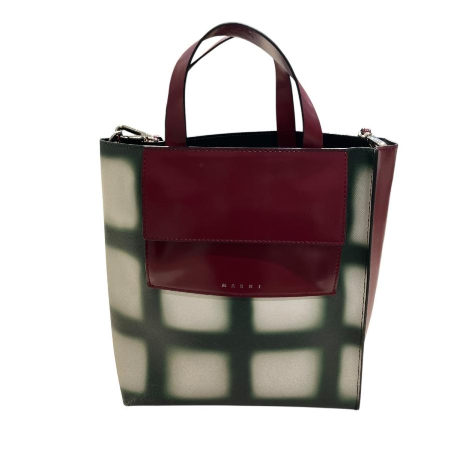 MARNI（マルニ） 【値下げ】MARNI ミュゼオチェック 2WAYバッグ 