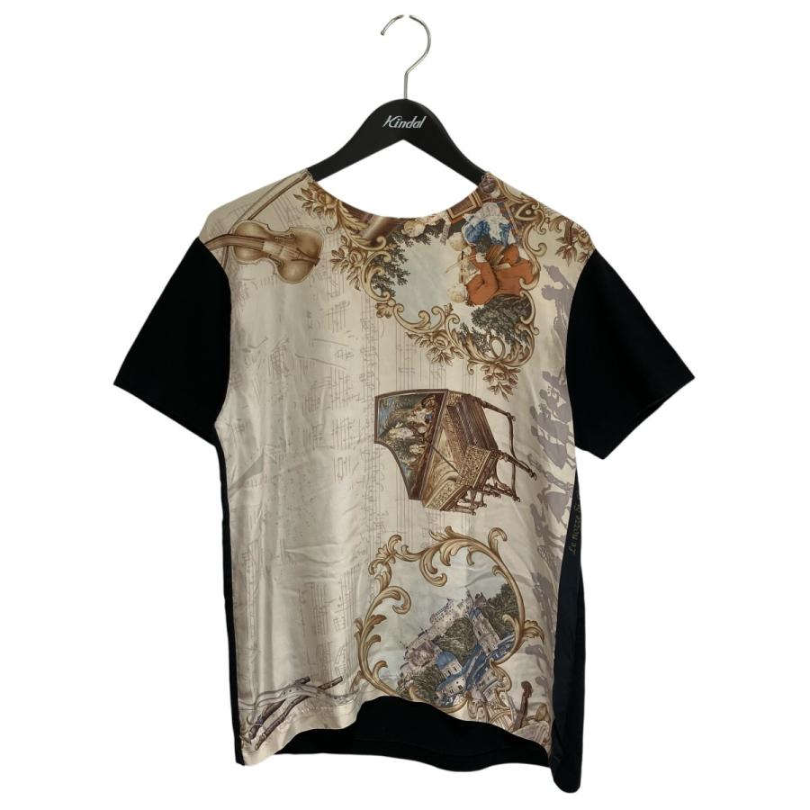 コムデギャルソン　変形　半袖Tシャツ BLACK COMME des GARCONS ブラックコムデギャルソン 半袖Tシャツ 1L
