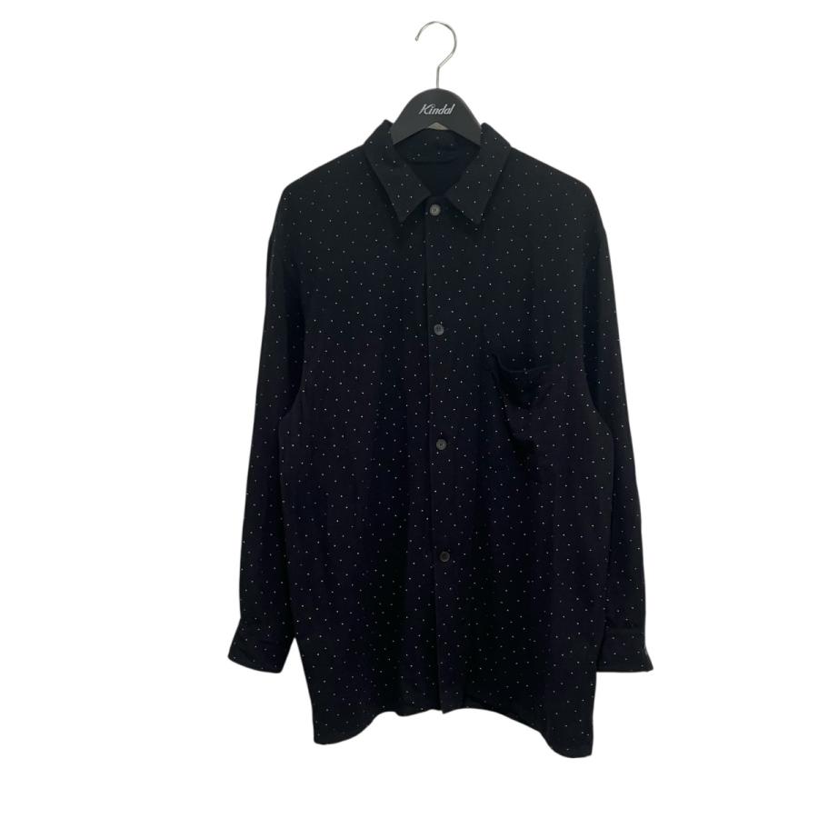 COMOLI（コモリ） シルクノイル ドット柄 シャツジャケット Z01-01029