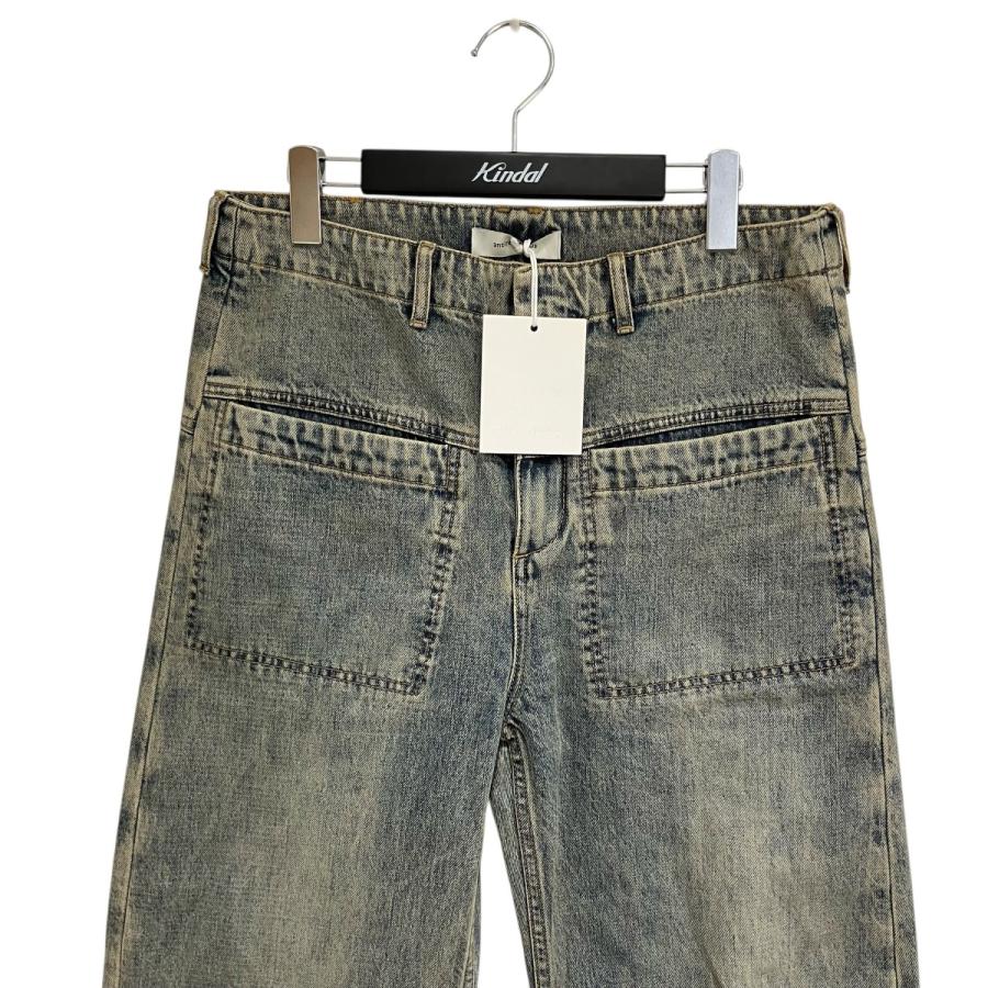 値下げ】ENTIRE STUDIOS ASSET DENIM PANT SURFACE WAVE デニムパンツ 