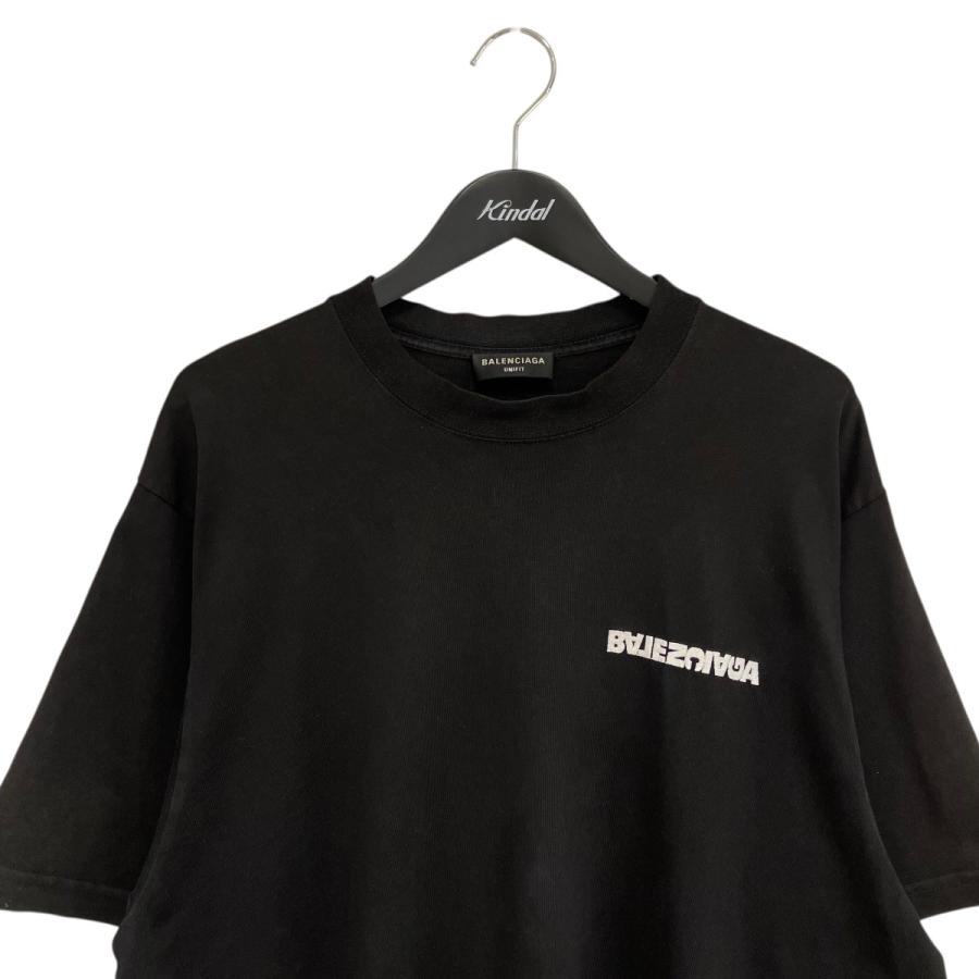 BALENCIAGA（バレンシアガ） ターニングロゴオーバーサイズ 半袖T