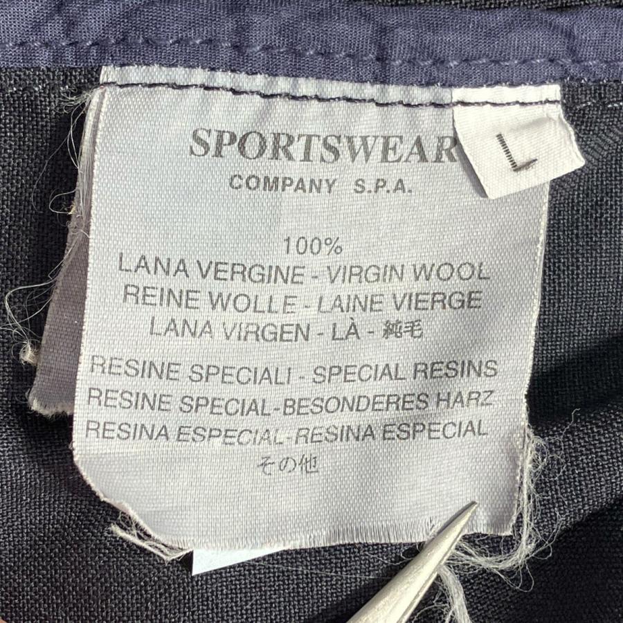 ストーンアイランド STONE ISLAND コーティングウールブルゾン ジャケット 34154 A31 ブラック サイズ：Lの画像