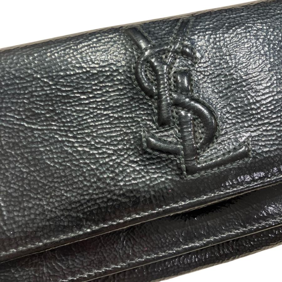 Yves Saint Laurent（イヴ・サンローラン） 長財布 203202 ブラック 