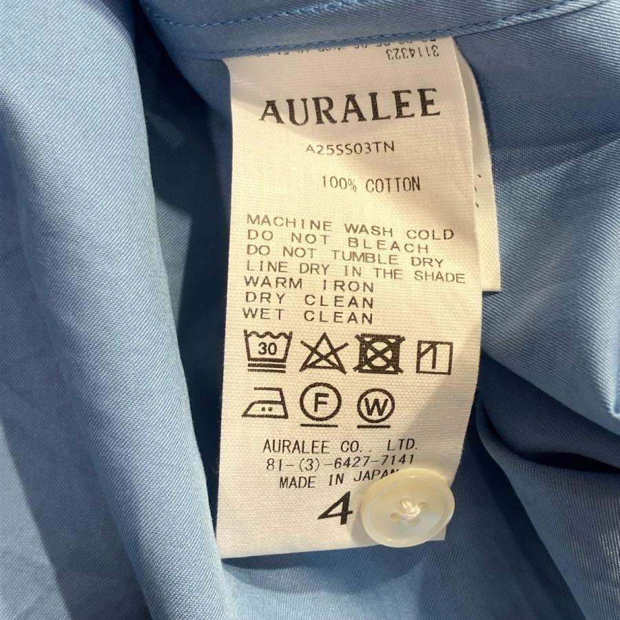 AURALEE（オーラリー） AURALEE 25SS WASHED FINX TWILL BIG HALF 