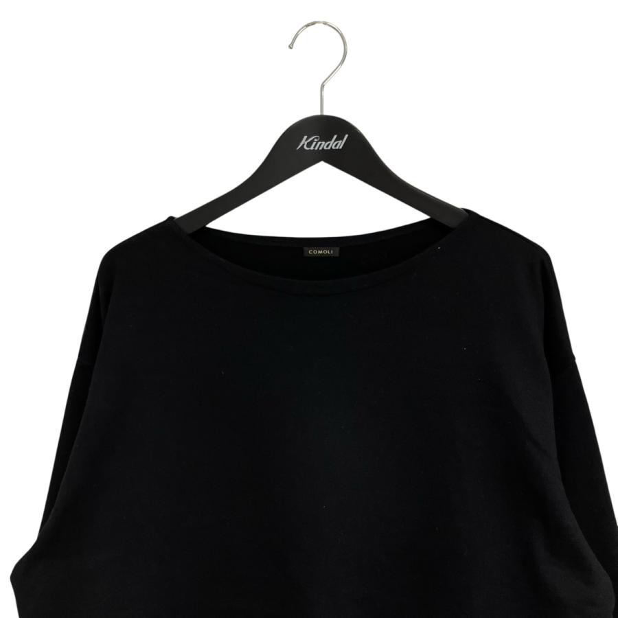 COMOLI（コモリ） COMOLI 25AW コットン ボートネック 長袖Tシャツ C03