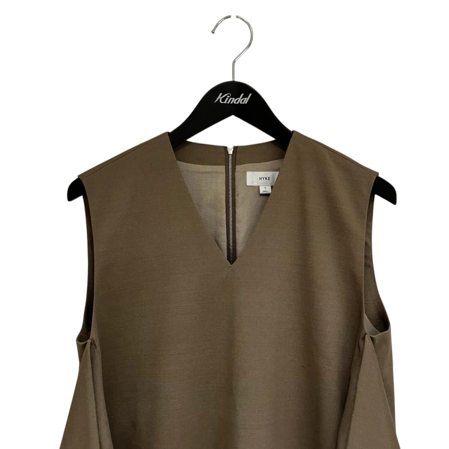 HYKE（ハイク） HYKE T W TIE-DETAIL DRESS ノースリーブワンピース