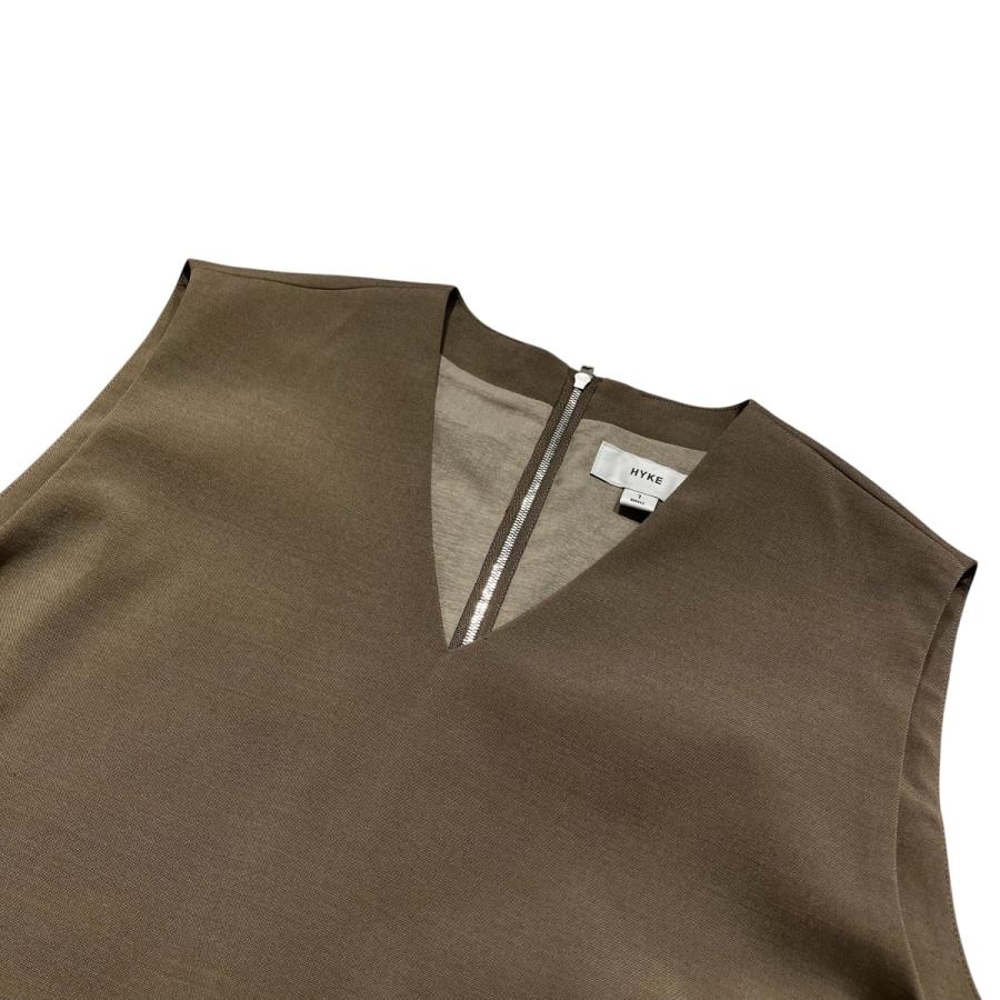 HYKE（ハイク） HYKE T W TIE-DETAIL DRESS ノースリーブワンピース