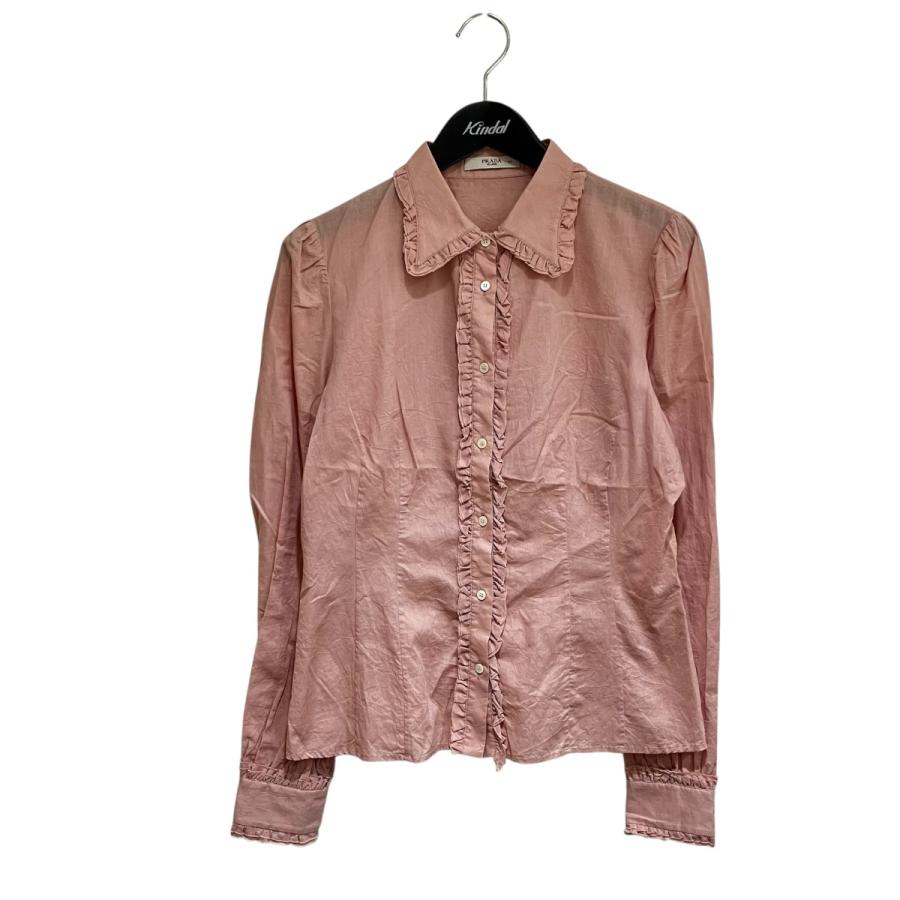 PRADA（プラダ） 長袖シャツ P4544 ピンク サイズ：44 : カインドオル 