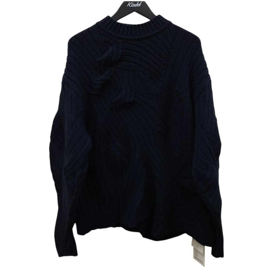 値下げ】mame kurogouchi クルーネックニットセーター MM23FW-KN029