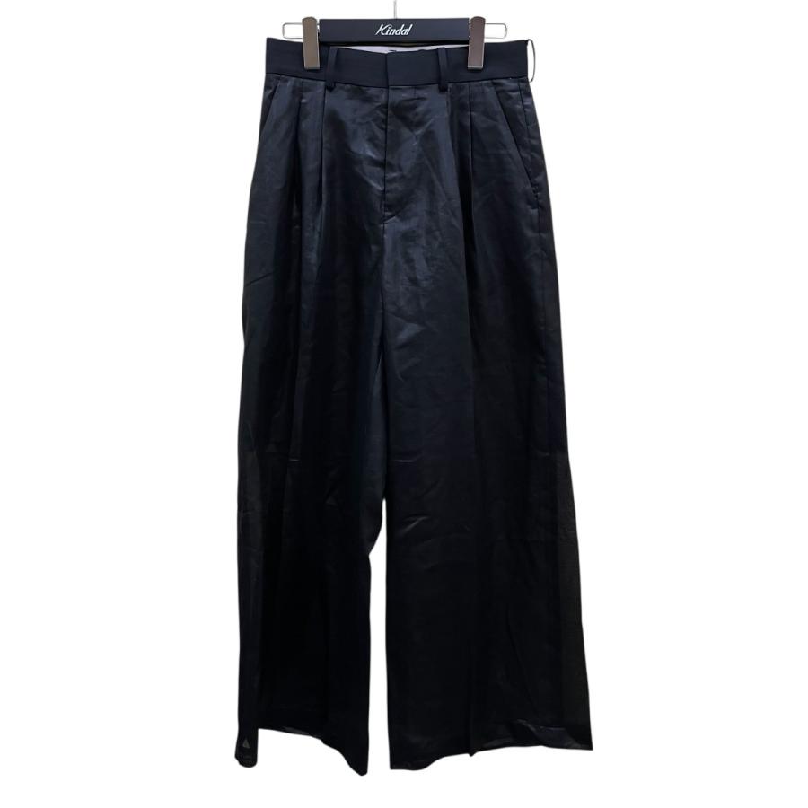 HYKE（ハイク） HYKE 25SS VIYELLA WIDE LEG PANTS スラックス 13325  