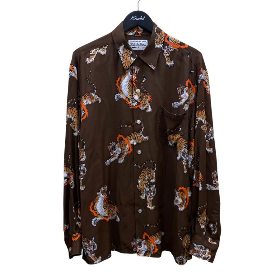 ワコマリア　長袖シャツ　WACKOMARIA WACKO MARIA - 50'S OPEN COLLAR SHIRT 【PINK】 ¥31,900（tax