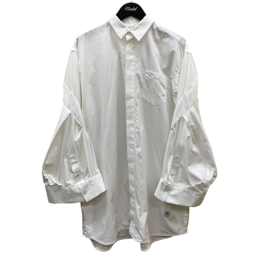 sacai Thomas Mason 長袖コットンシャツ サイズ1 sacai（サカイ） 【値下げ】sacai×THOMAS MASON Thomas Mason Cotton