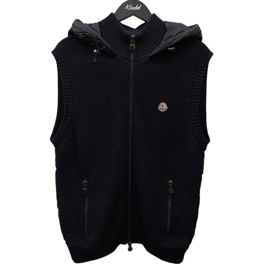 MONCLER（モンクレール） 【値下げ】MONCLER ニット切替ダウンベスト 