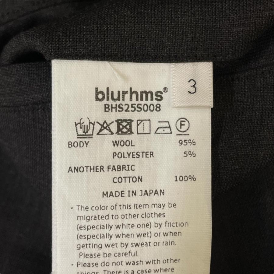 BLURHMS（ブラームス） blurhms Washed Wool Voile Trousers