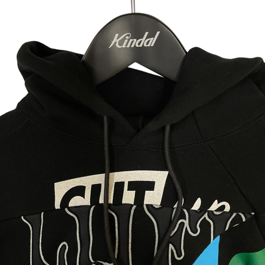 sacai サカイ プルオーバーフーディ 21-0172S ブラック サイズ：1  