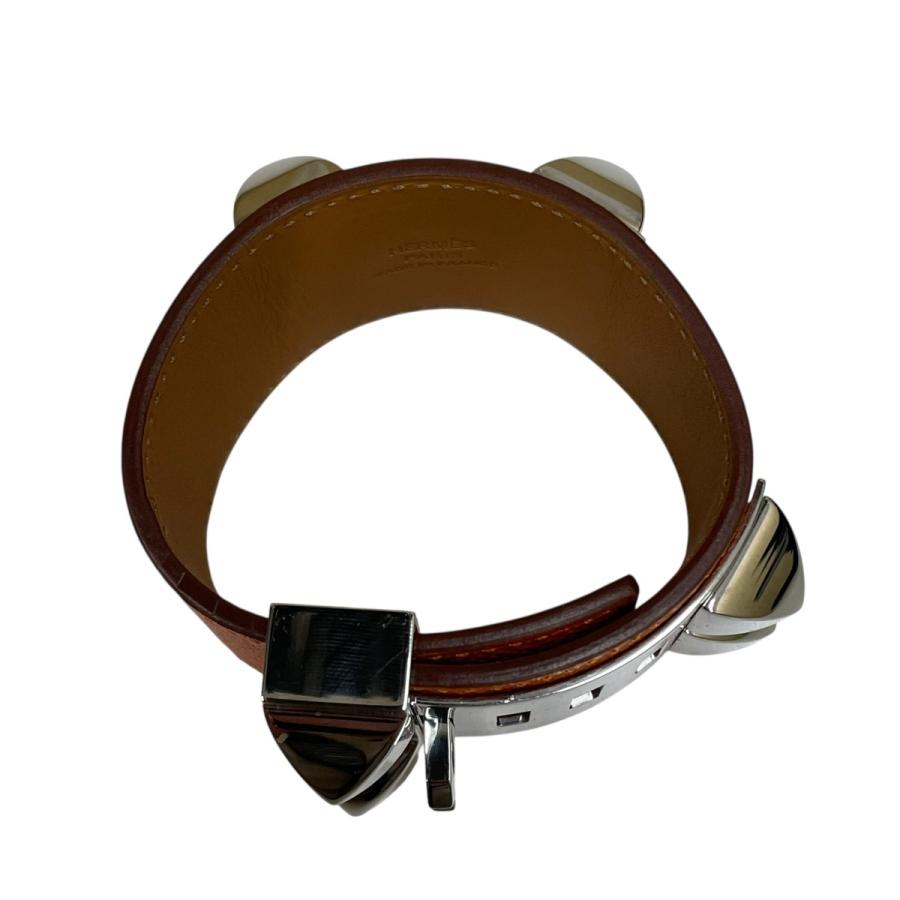 HERMES（エルメス） コリエ・ド・シアン S刻印 レザーブレスレット 