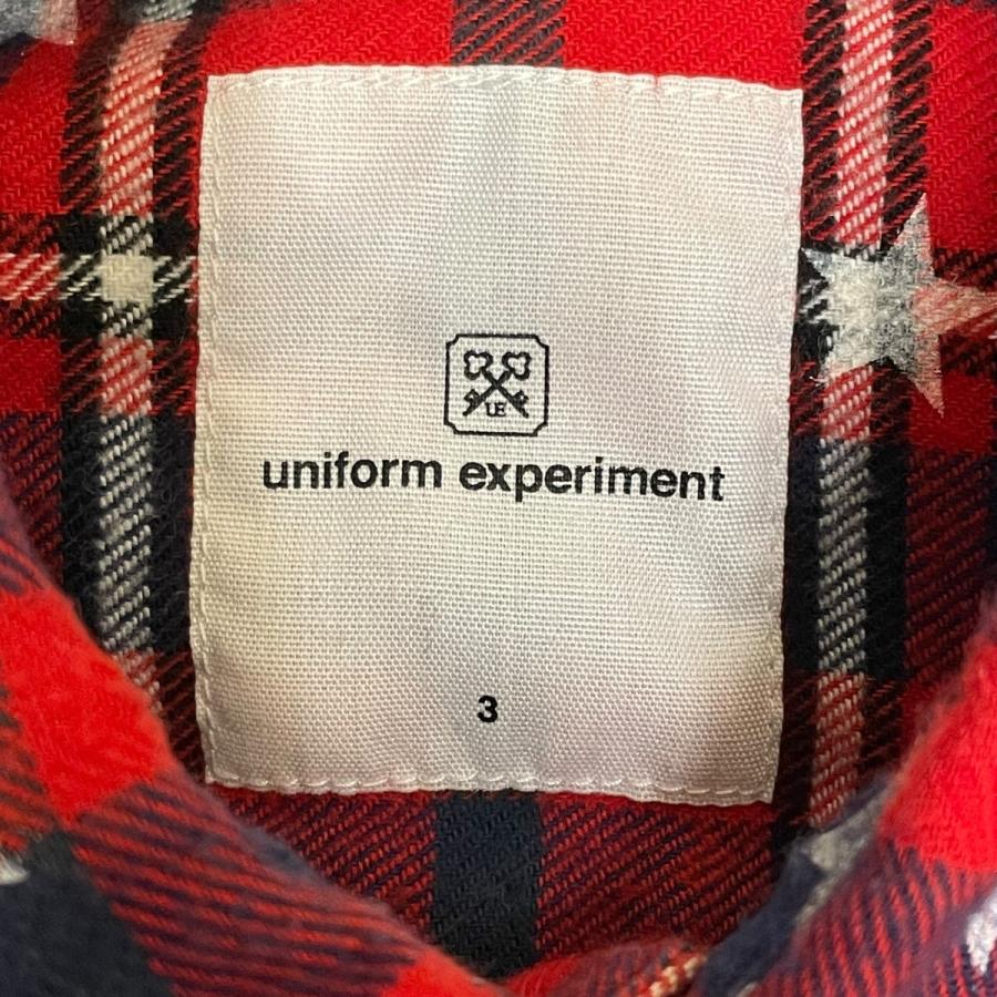 uniform experiment ユニフォームエクスペリメント 長袖ネルシャツ UE