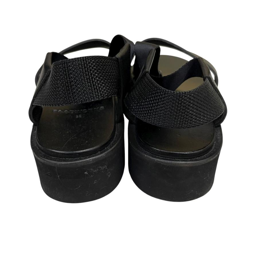 フットワークス footworks サンダル ブラック サイズ：25cm