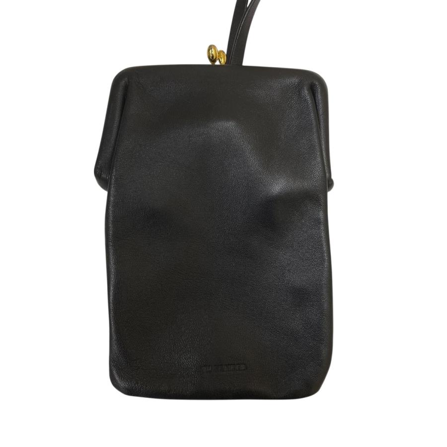最終値下げ　JIL SANDER ジルサンダー ハンドバッグ がま口 ブラック 本日最終値下げJIL SANDER ジルサンダー ハンドバッグ がま口 ブラック