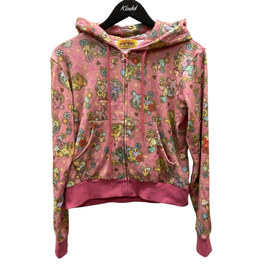 【希少モデル】ヒステリックグラマー BEAR DREAM 総柄ジップパーカー HYSTERIC GLAMOUR（ヒステリックグラマー） Hysteric Glamour BEAR