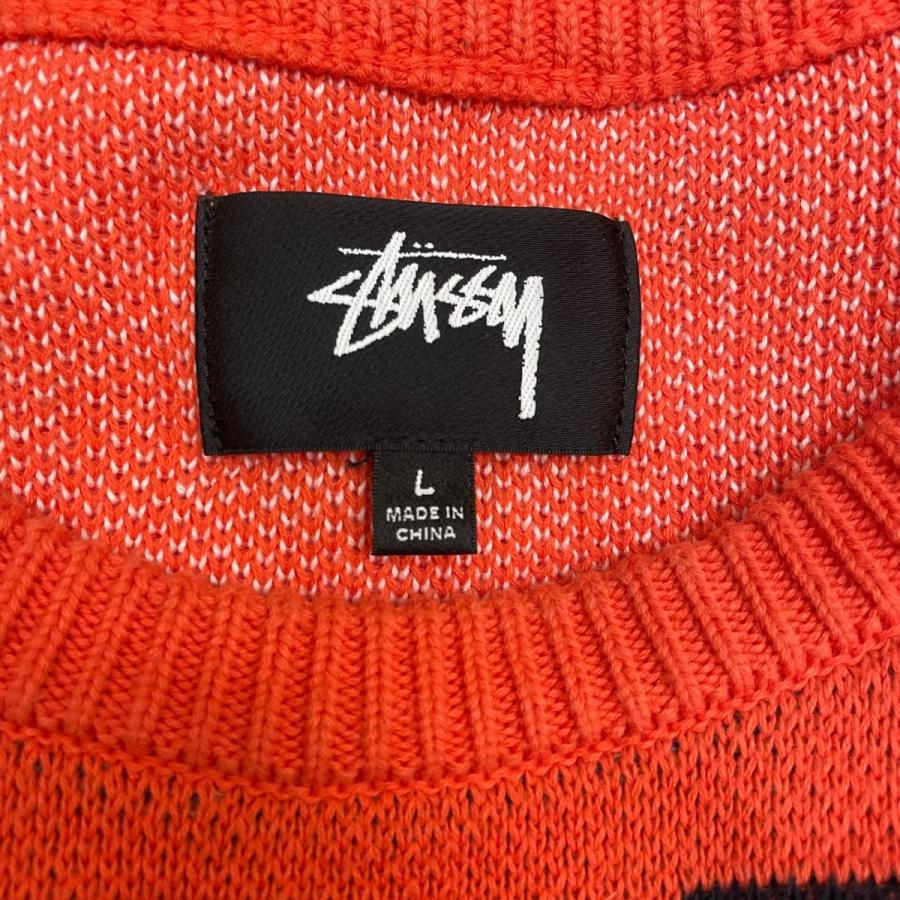 STUSSY ボブ・マーリー ニットセーター オレンジ STUSSY（ステューシー） ボブ・マーリーニットセーター セーター