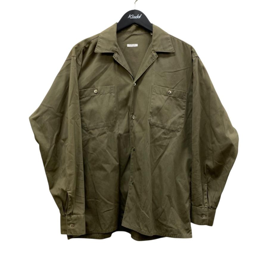 シャツ 21SS COMOLIベタシャンプルオーバーシャツオリーブコモリサイズ1