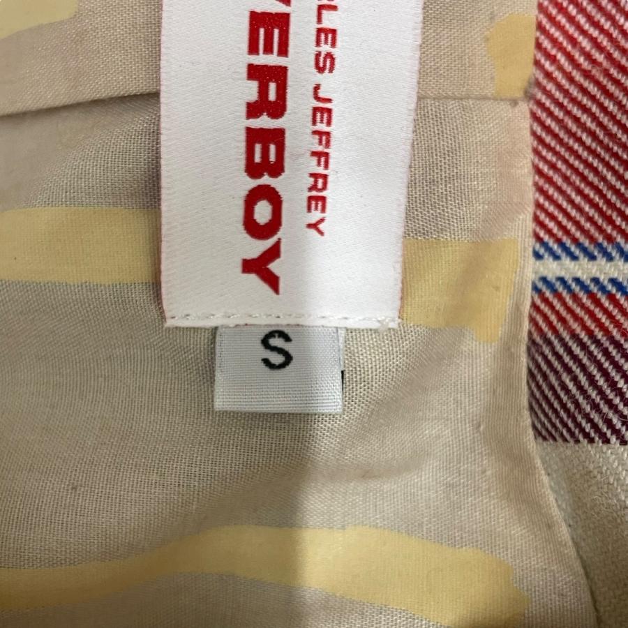 値下げ】CHARLES JEFFREY LOVERBOY テーラードジャケット レッド