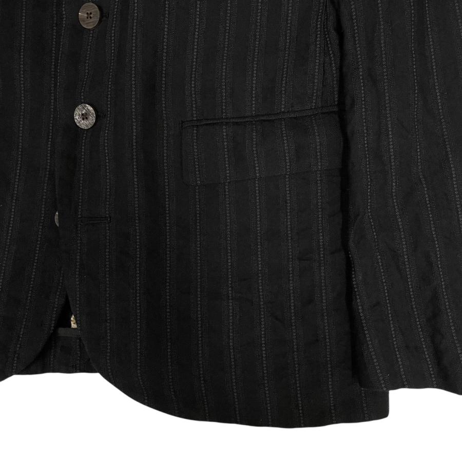 値下げ】calmlence Notched Lapel Sack Coat Dobby Stripe テーラード