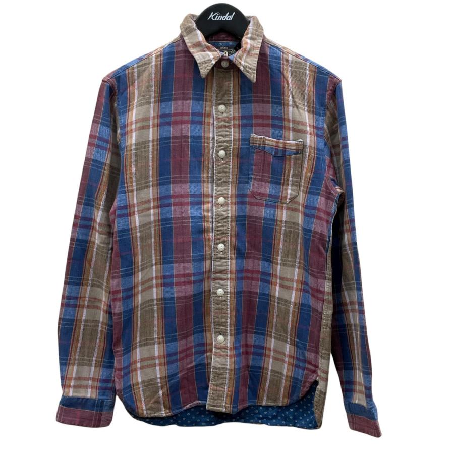 ニコ　RRL ダブルフェイス　チェックシャツ RRL Ralph Lauren（ダブルアールエル） RRL ダブルフェイス 長袖シャツ