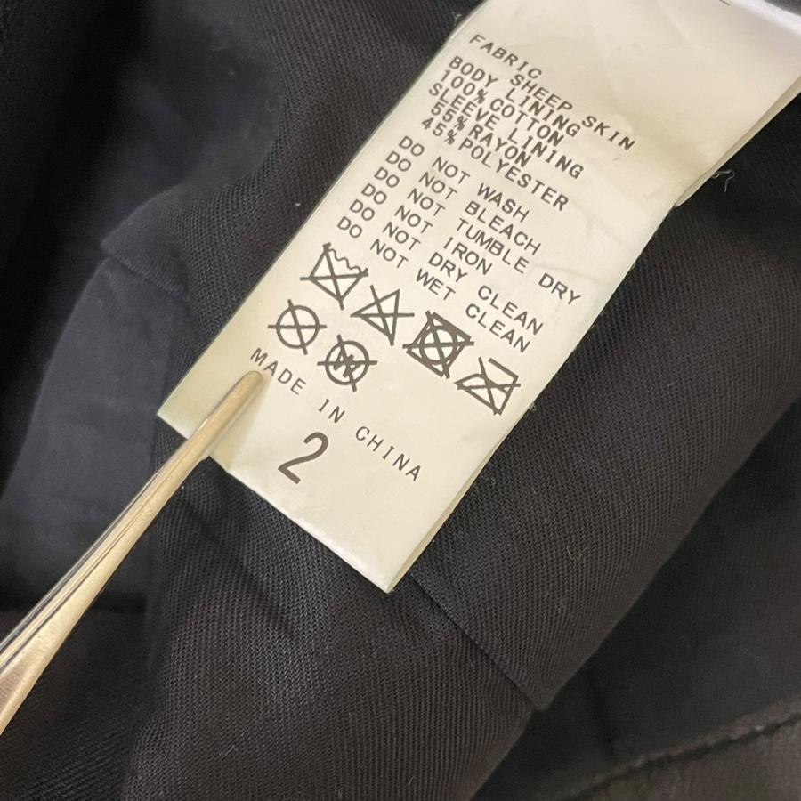 フォル FOLL 24AW firstclass lamb leather jacket レザージャケット