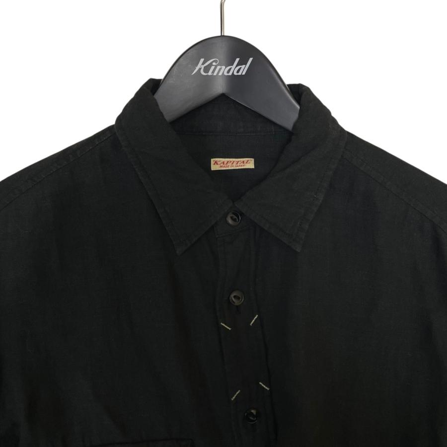 KAPITAL（キャピタル） KAPITAL Linen Clip Shirt 長袖シャツ EK