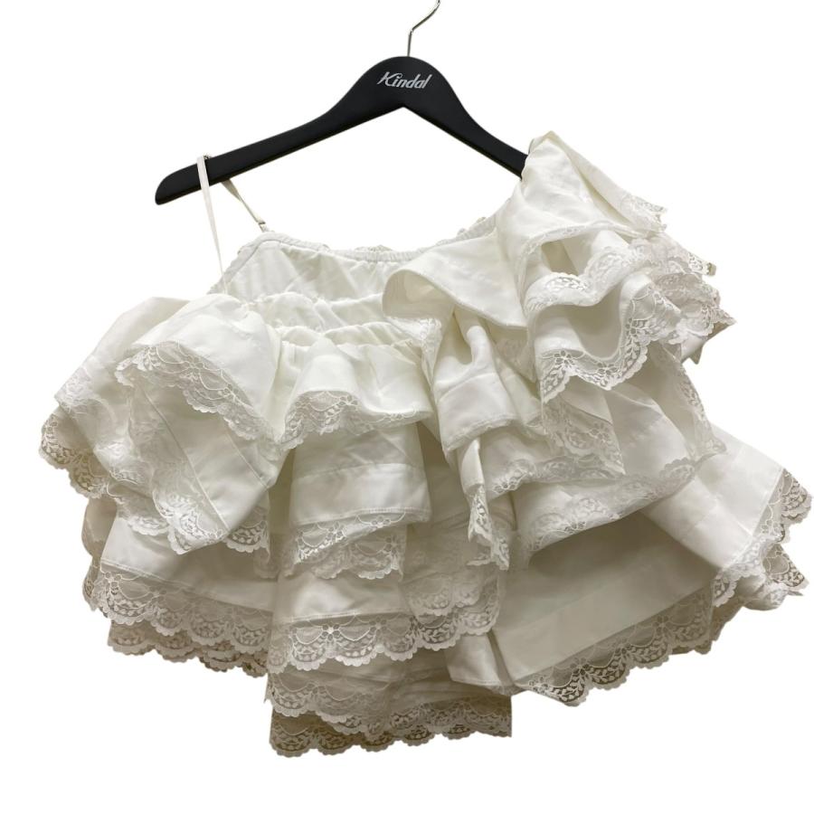 ビビィ Bibiy． COLENNE BUSTIER TOP ブラウス b50-ts095whf ホワイト