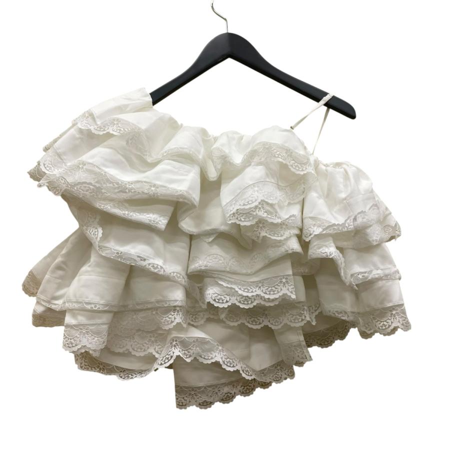 ビビィ Bibiy． COLENNE BUSTIER TOP ブラウス b50-ts095whf ホワイト