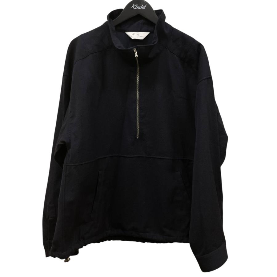 アンセルム ANCELLM WOOL HALF ZIP PULL OVER SHIRT プルオーバー