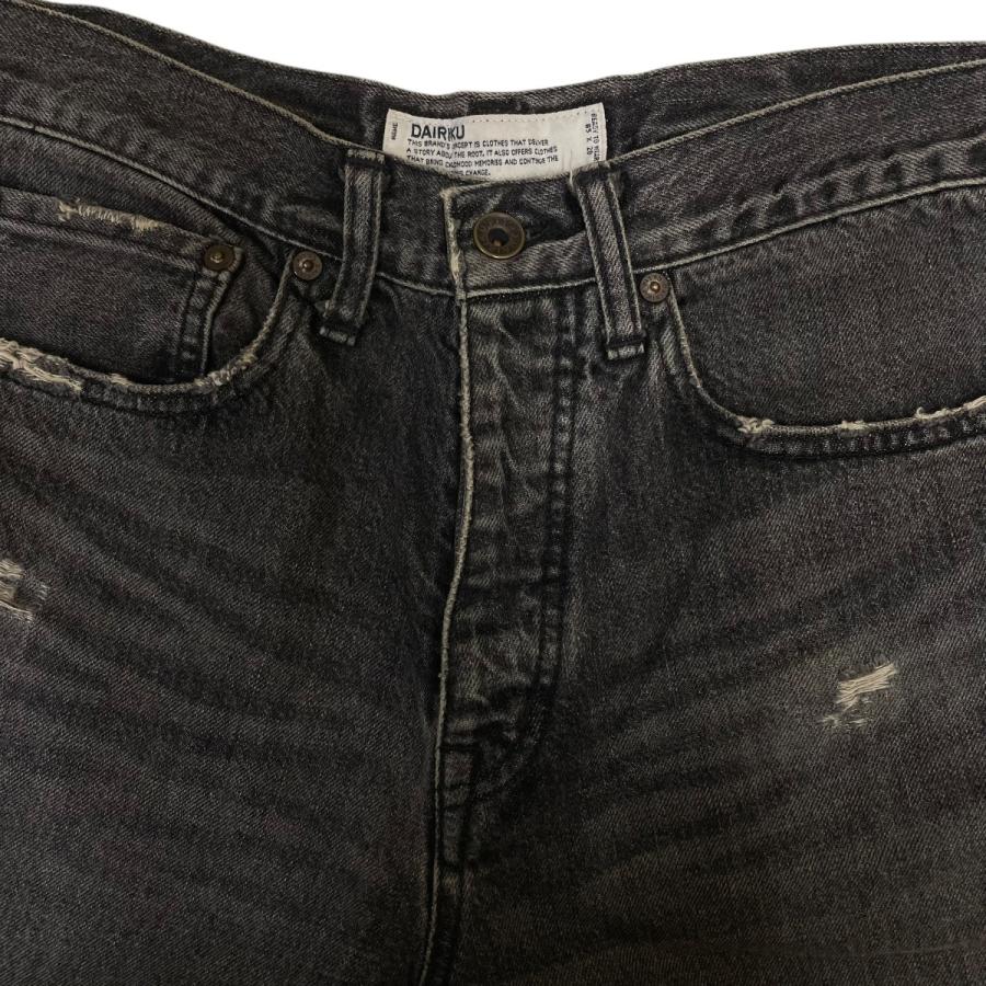 DAIRIKU（ダイリク） DAIRIKU Damage Straight Denim Pants ダメージ