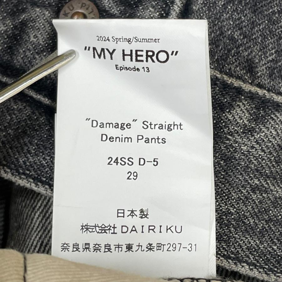 DAIRIKU（ダイリク） DAIRIKU Damage Straight Denim Pants ダメージ