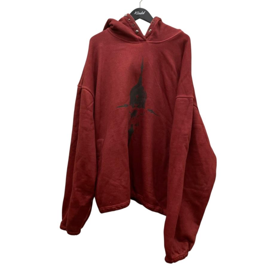 値下げ】THUG CLUB Peace Stud Hoodie スタッズ付きプルオーバー 