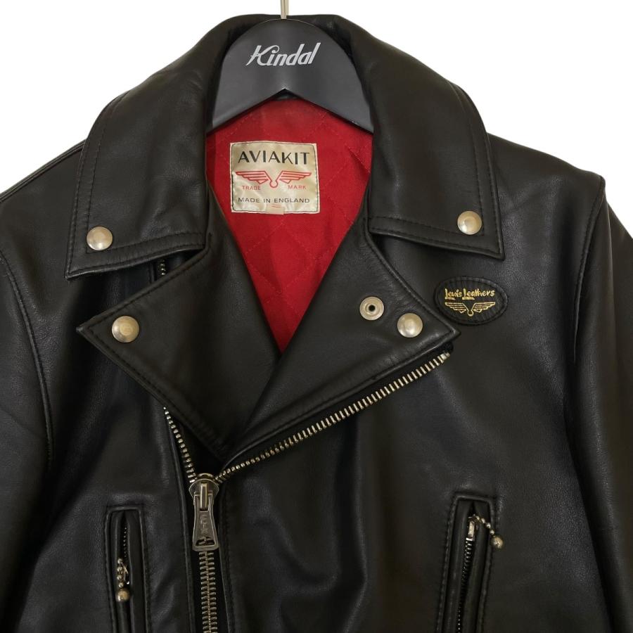 ルイスレザー　ライトニング　ダブルライダースジャケット ブラック36 中古・古着通販】Lewis Leathers (ルイスレザース) ライトニングレザー